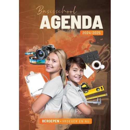 Basisschoolagenda 2024/25 'Beroepen vroeger en nu'